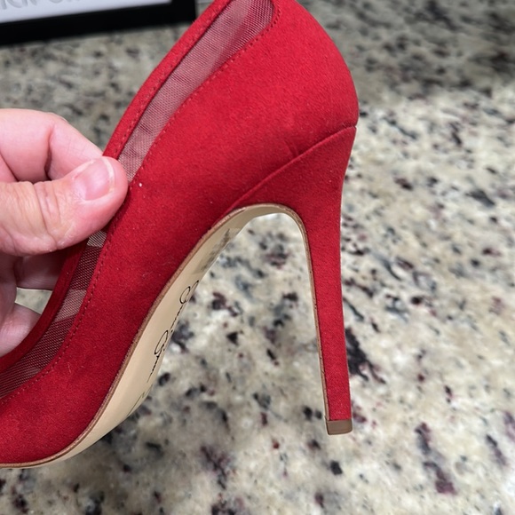Jessica Simpson red heels - Picture 5 of 6